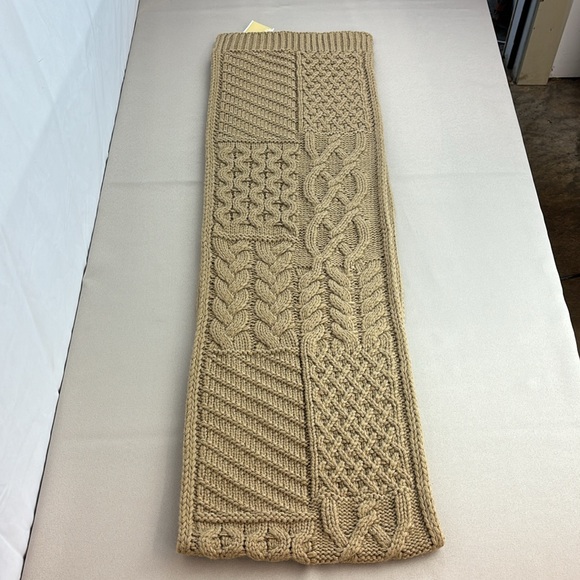 Micheal Kors Camel Knit Scarf OS - Picture 5 of 7